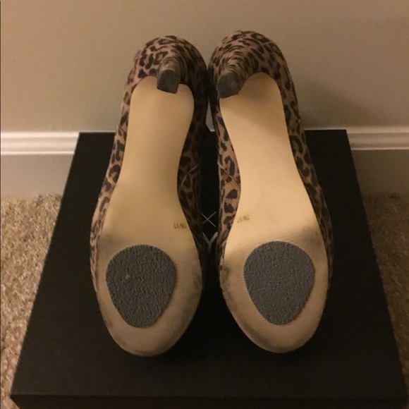 Sole Society Lyssa Leopard Platform Booties - Picture 6 of 6